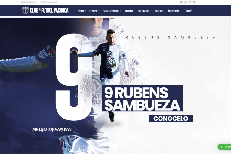 Club de Futbol Pachuca, Diseño web, Agencia Marketing Digital