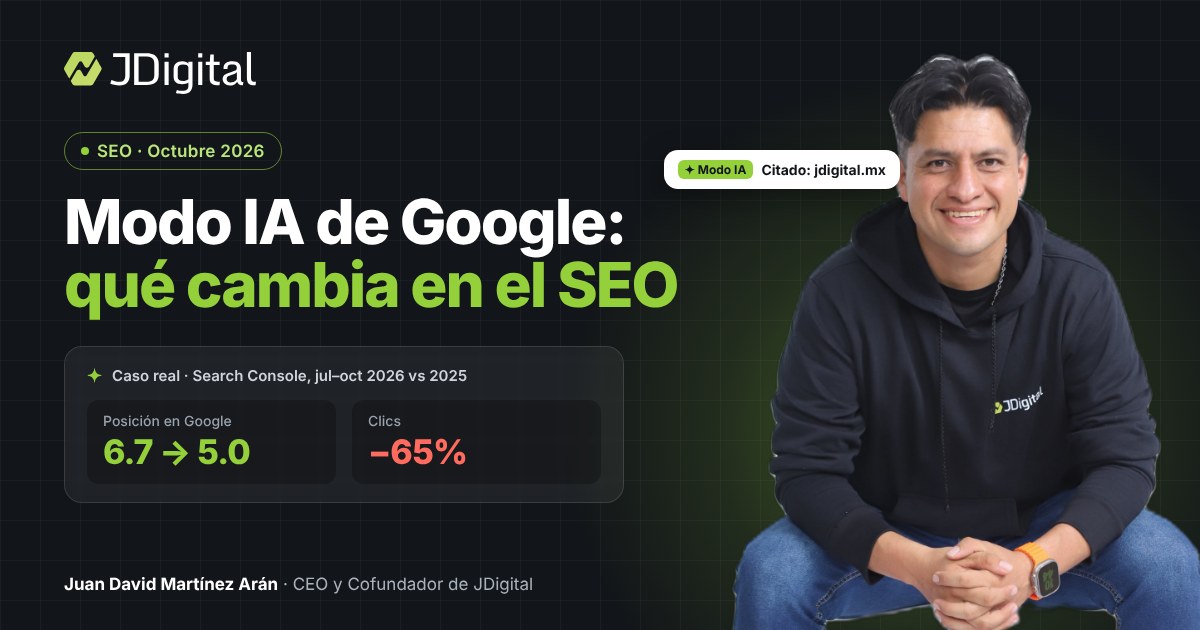 Modo IA de Google: qué cambia en el SEO y qué hacer en 2026